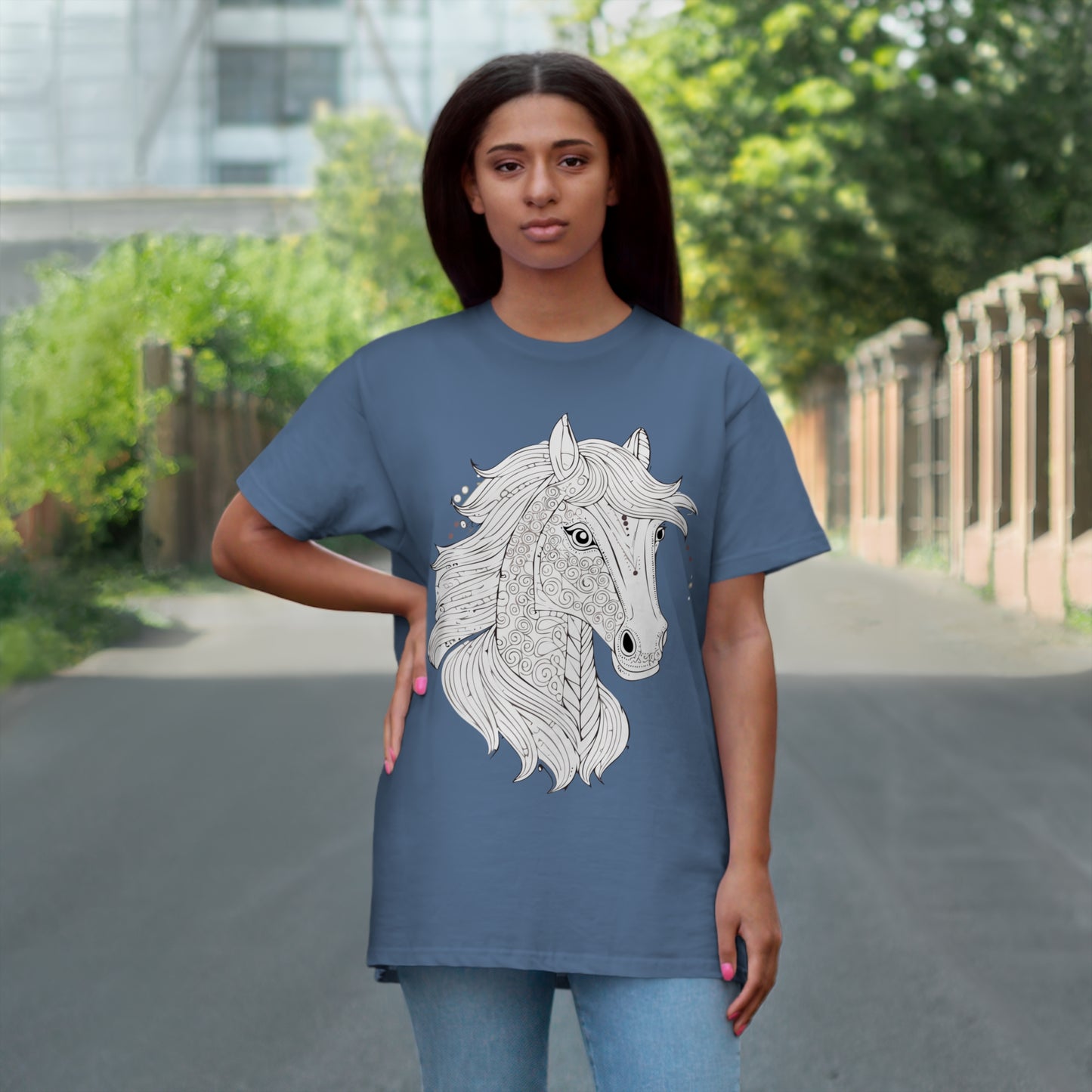 Pferdekopf T-Shirt für Erwachsene
