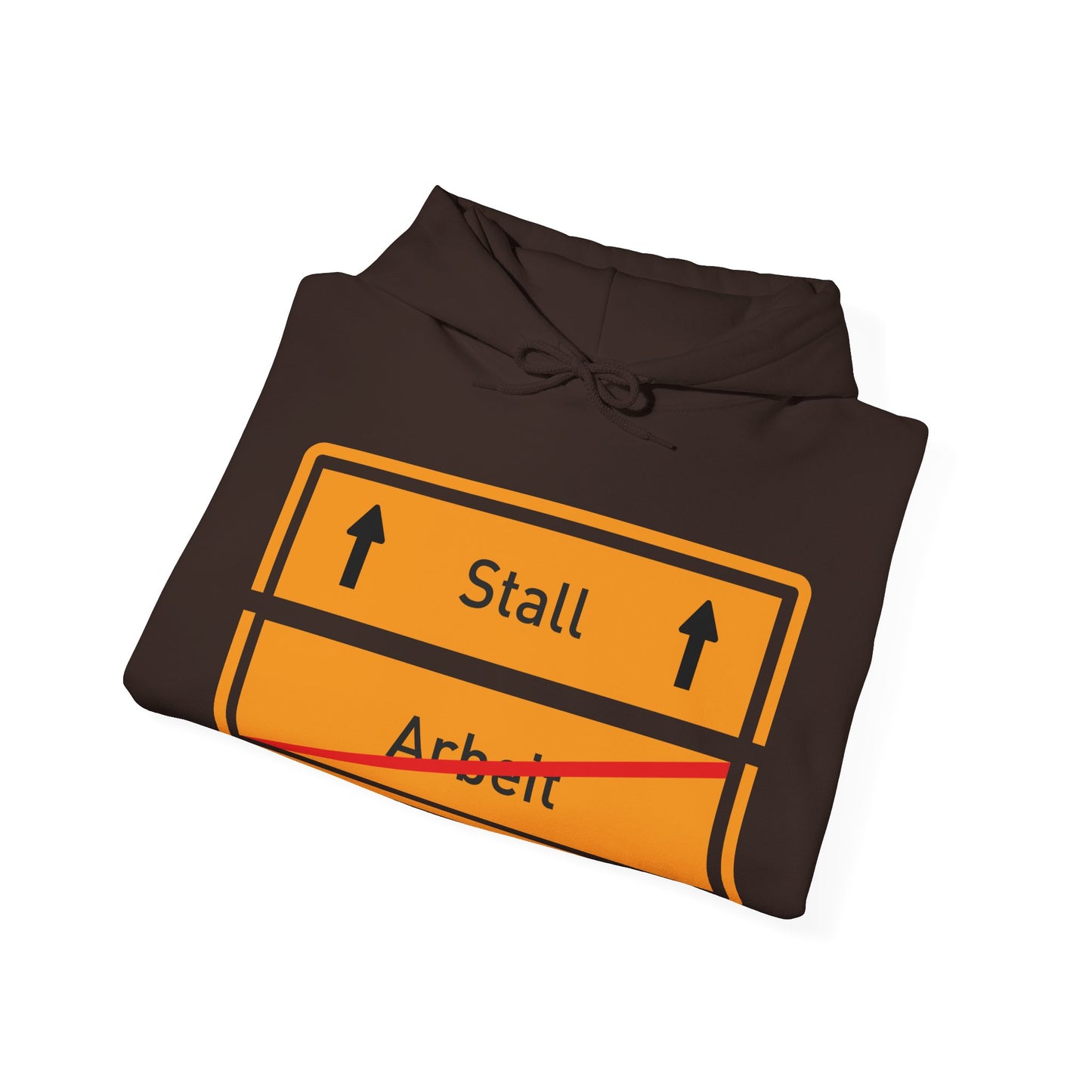 Sweatshirt- Arbeit/Ab in den Stall
