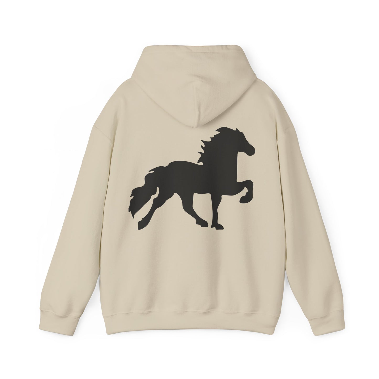 Isländer-Hoodie mit Rückenprint