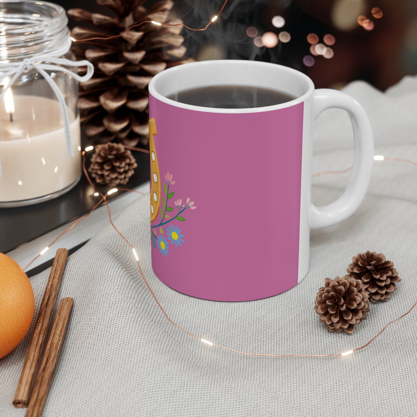 Tasse ‚Pferdeglück‘ – Rosa Edition