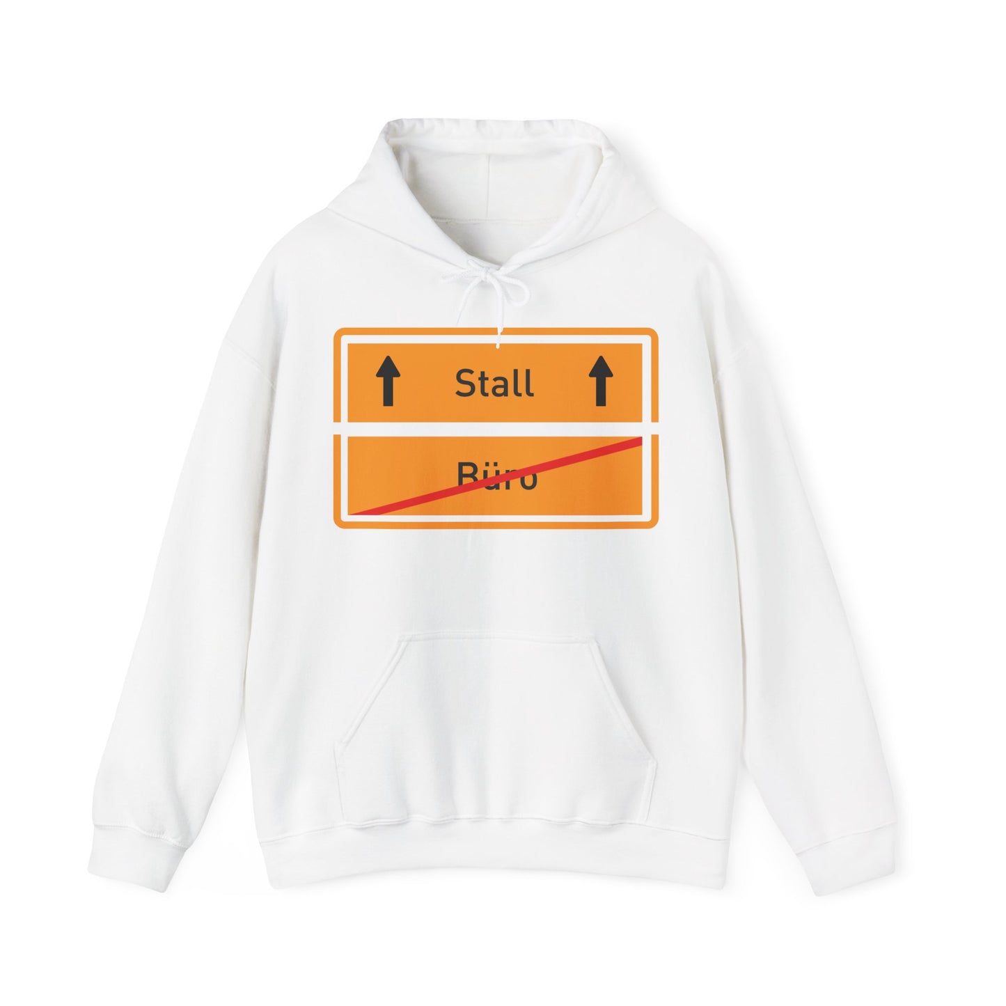 Sweatshirt-Büro/Ab in den Stall