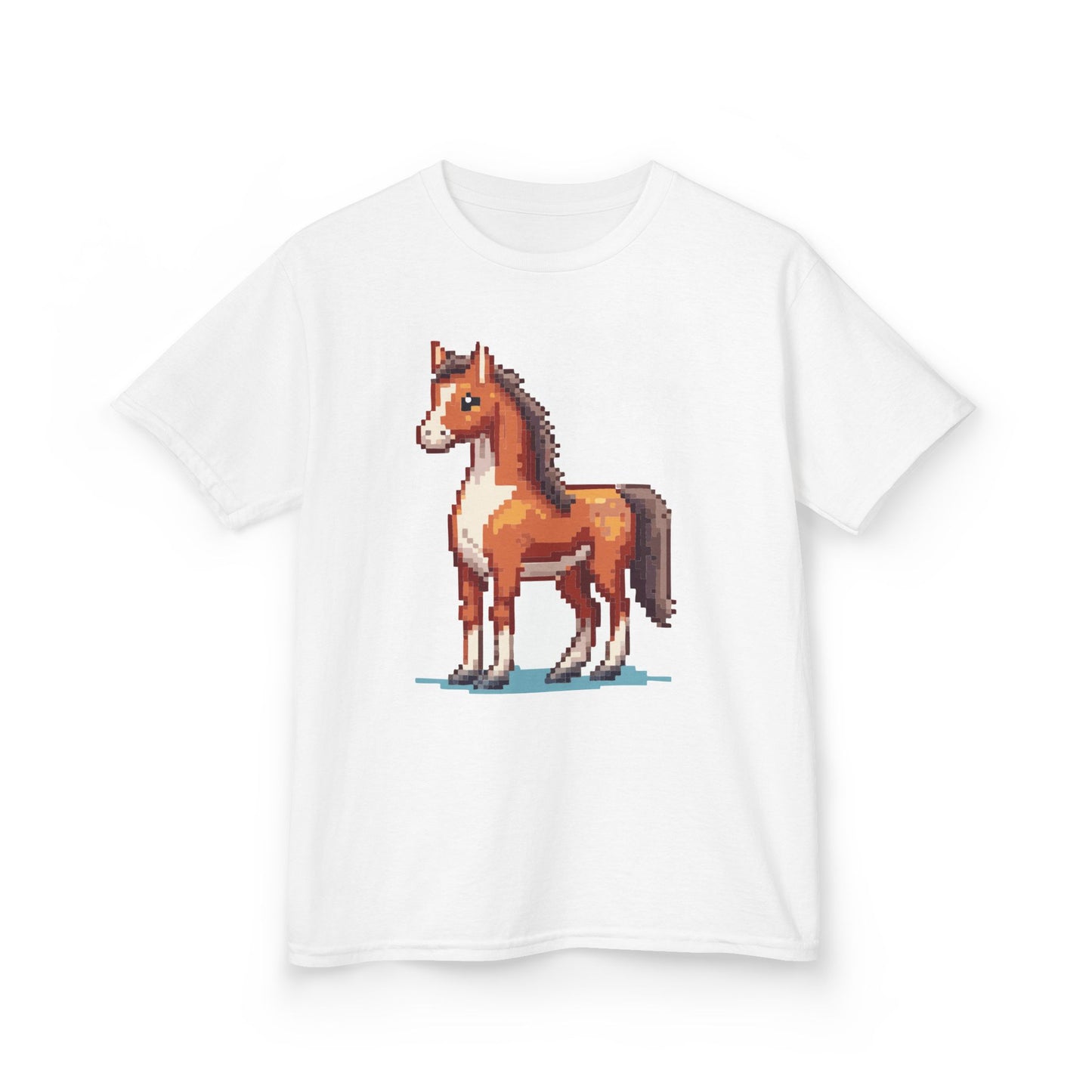 T-Shirt (Kids) Pferd Pixelart