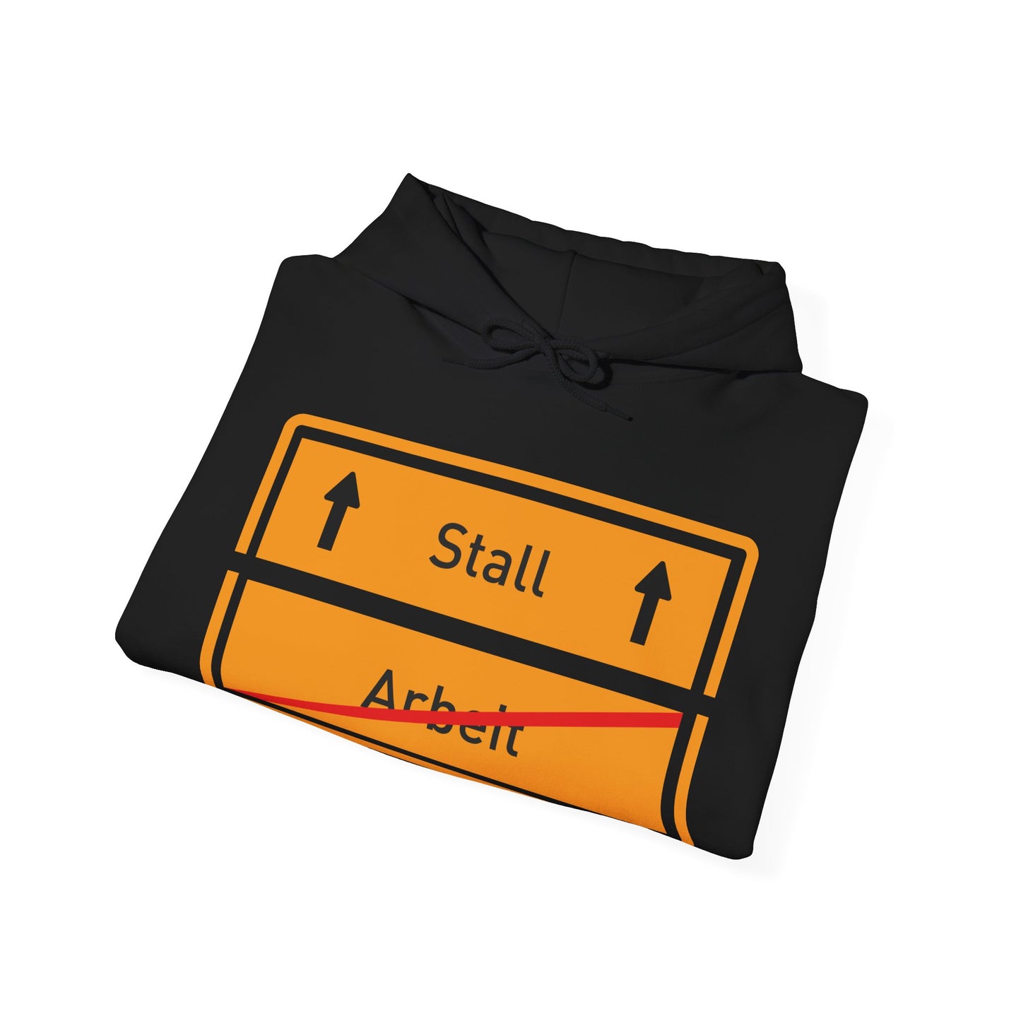 Sweatshirt- Arbeit/Ab in den Stall
