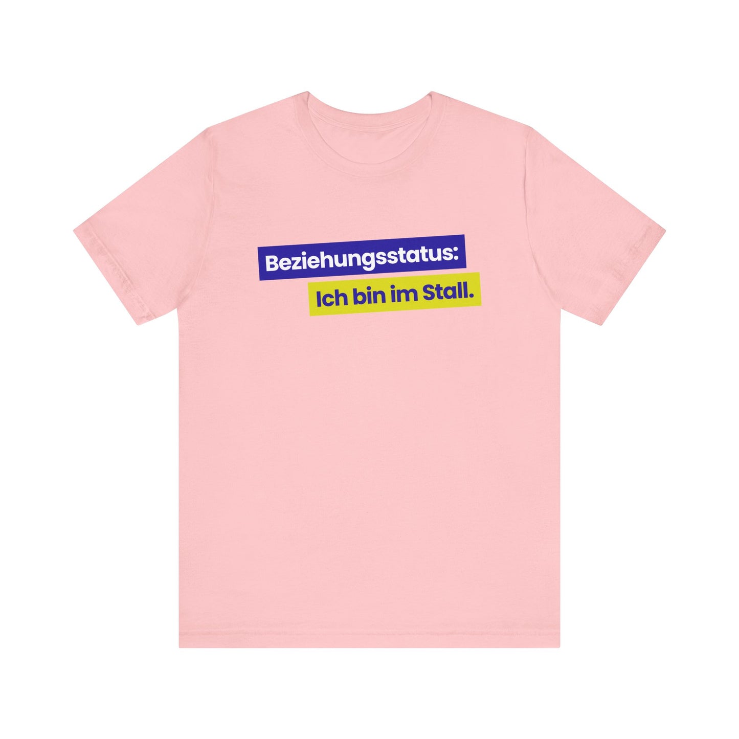 Beziehungsstatus: Ich bin im Stall. – Unisex T-Shirt
