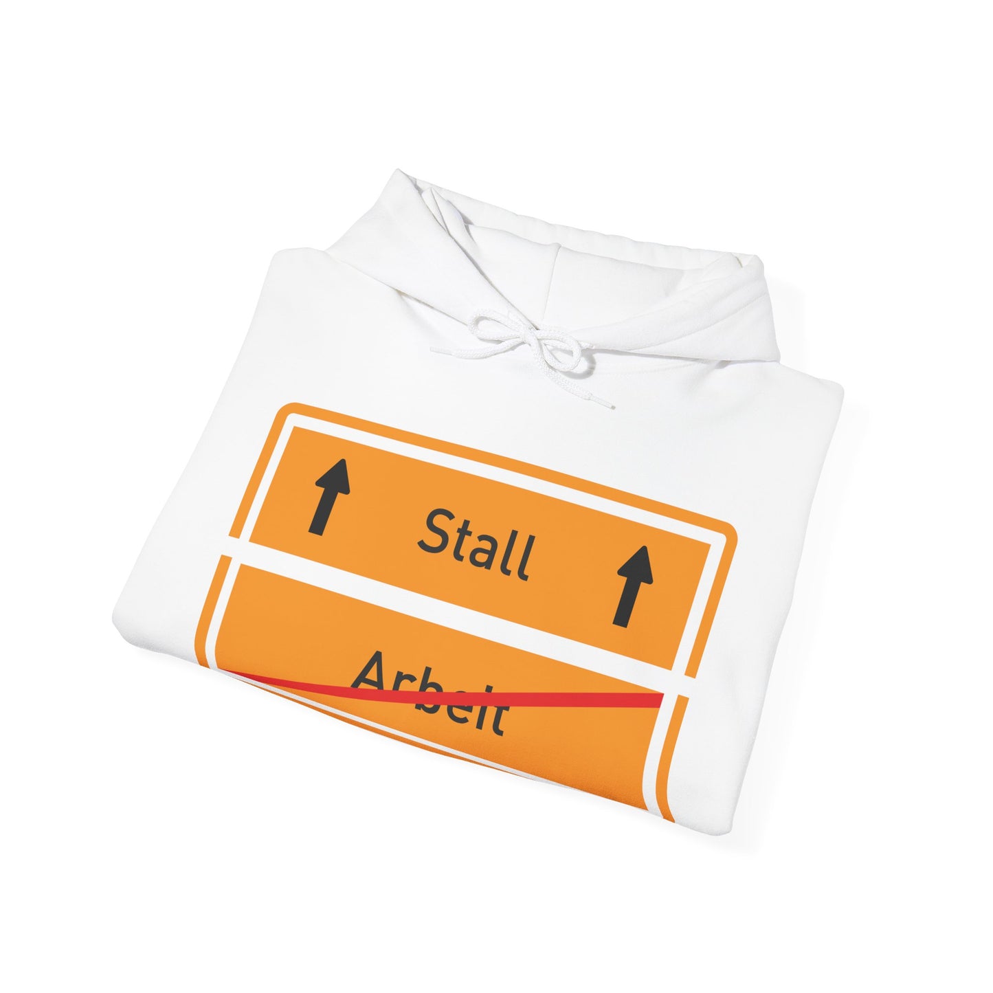 Sweatshirt- Arbeit/Ab in den Stall