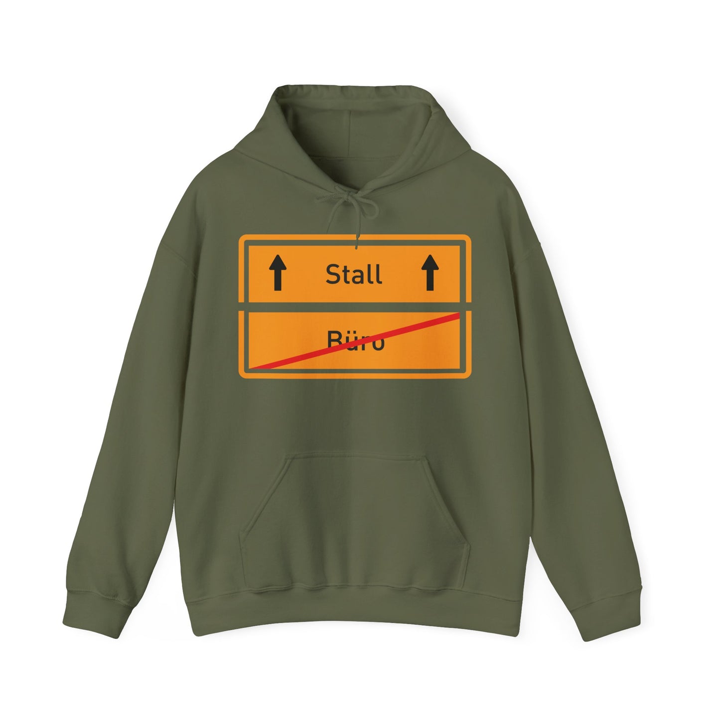 Sweatshirt-Büro/Ab in den Stall