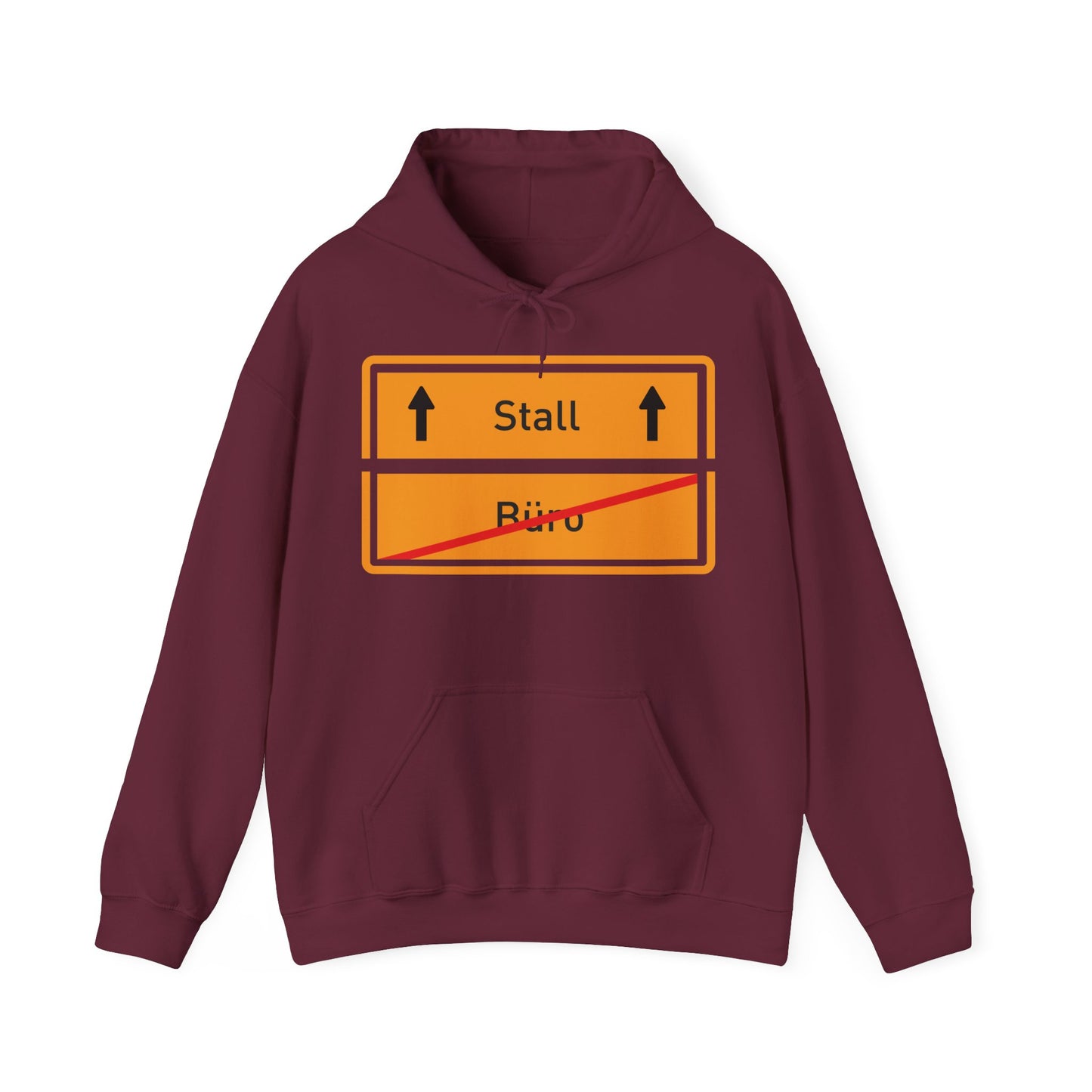 Sweatshirt-Büro/Ab in den Stall