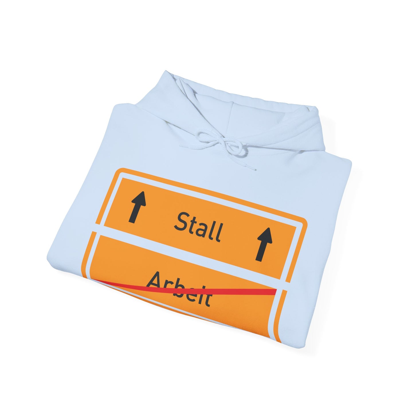 Sweatshirt- Arbeit/Ab in den Stall