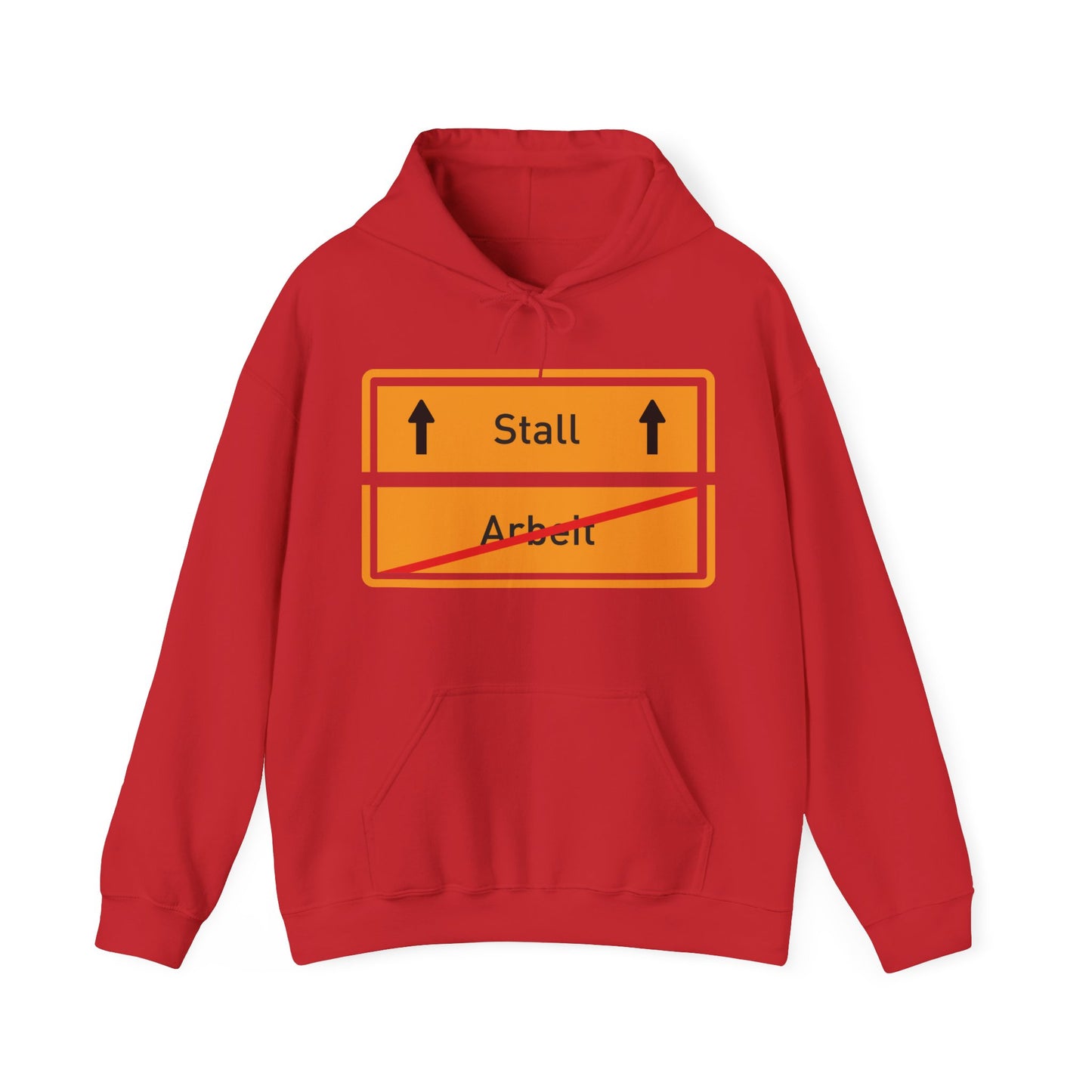 Sweatshirt- Arbeit/Ab in den Stall