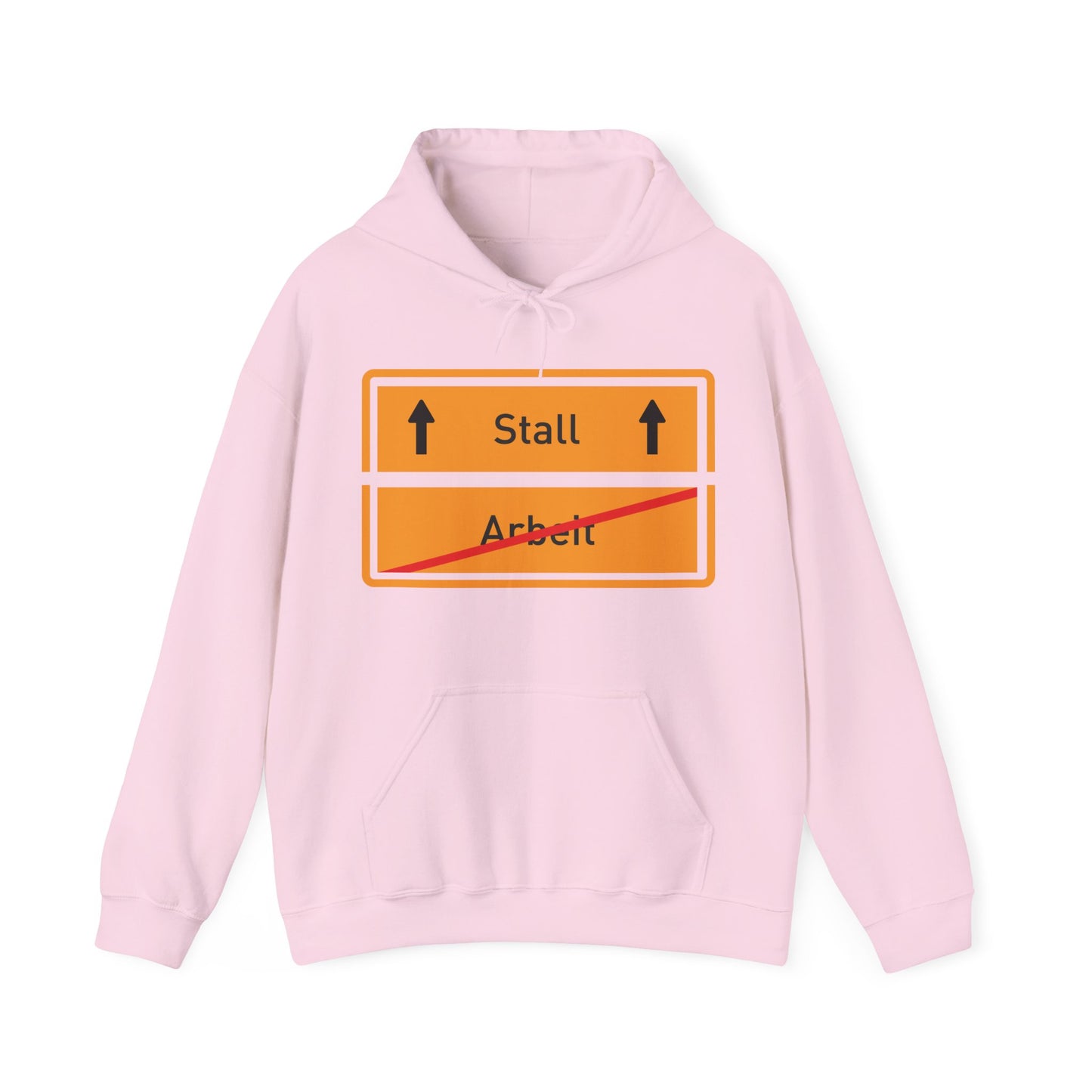 Sweatshirt- Arbeit/Ab in den Stall