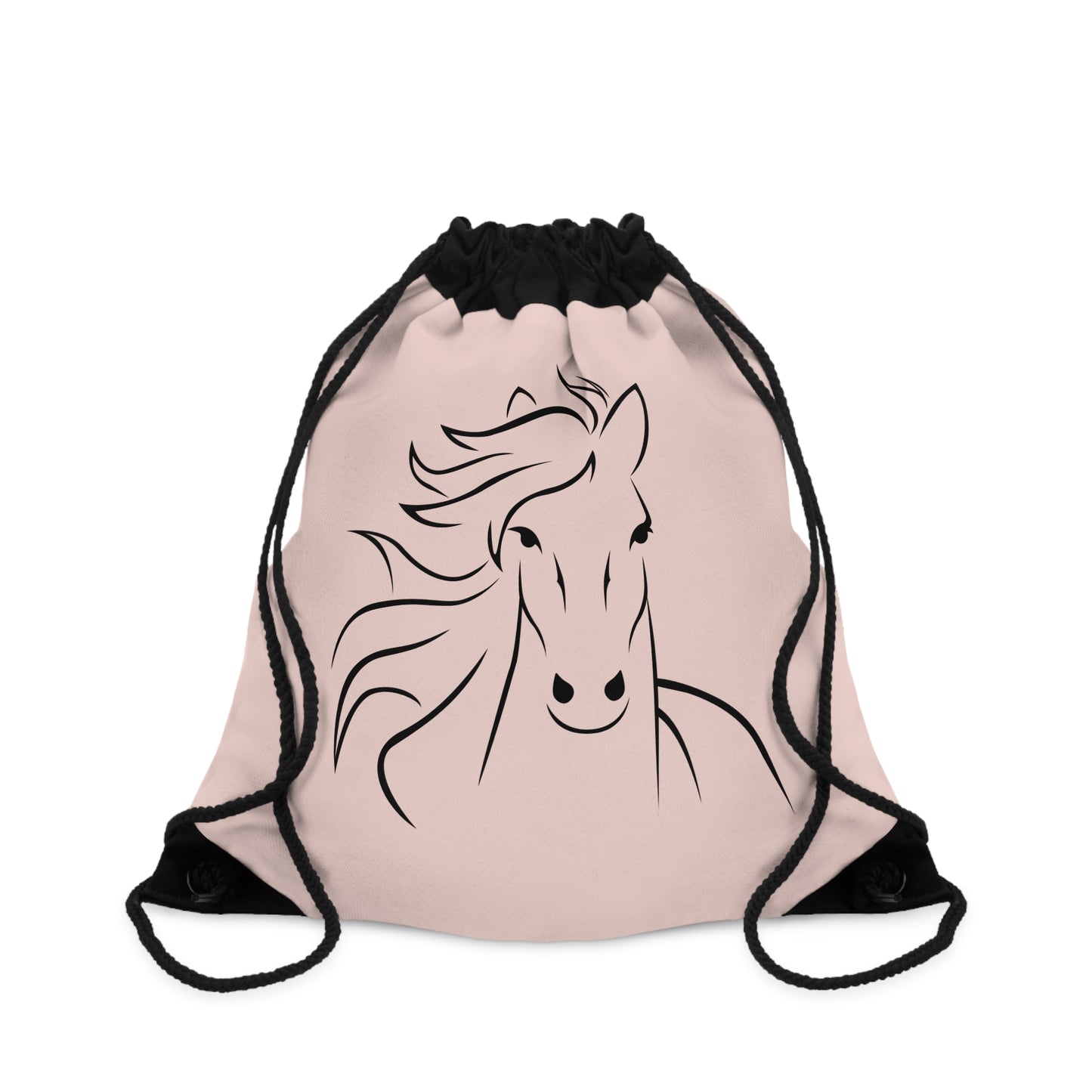 Kordelzug Tasche mit Pferde-Motiv