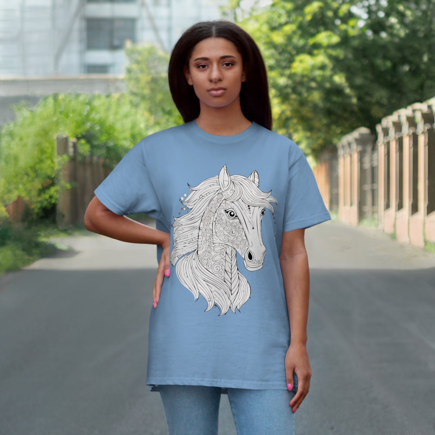 Pferdekopf T-Shirt für Erwachsene