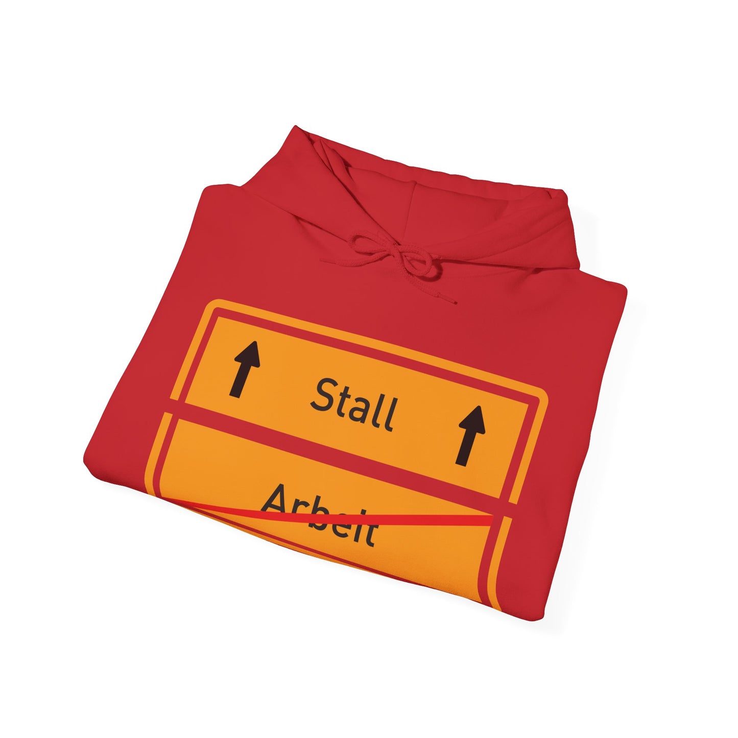 Sweatshirt- Arbeit/Ab in den Stall