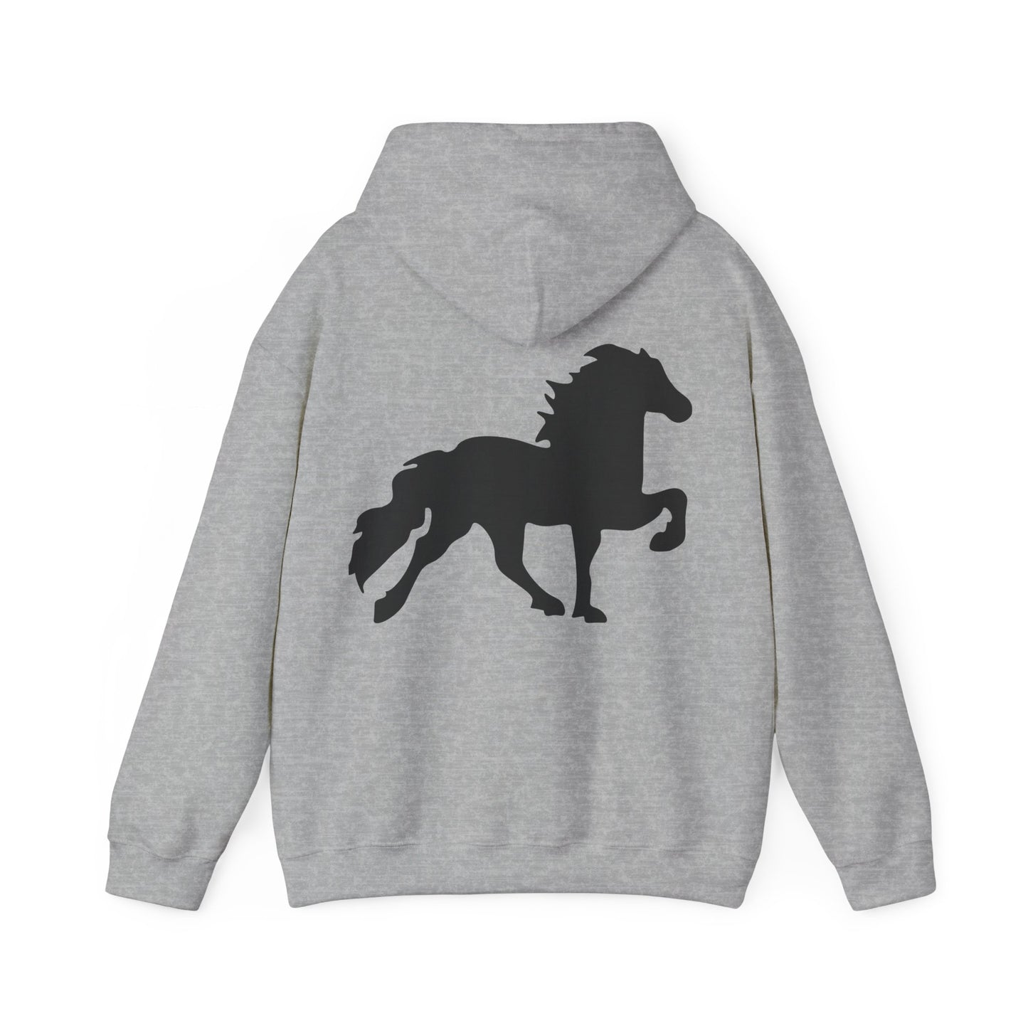 Isländer-Hoodie mit Rückenprint