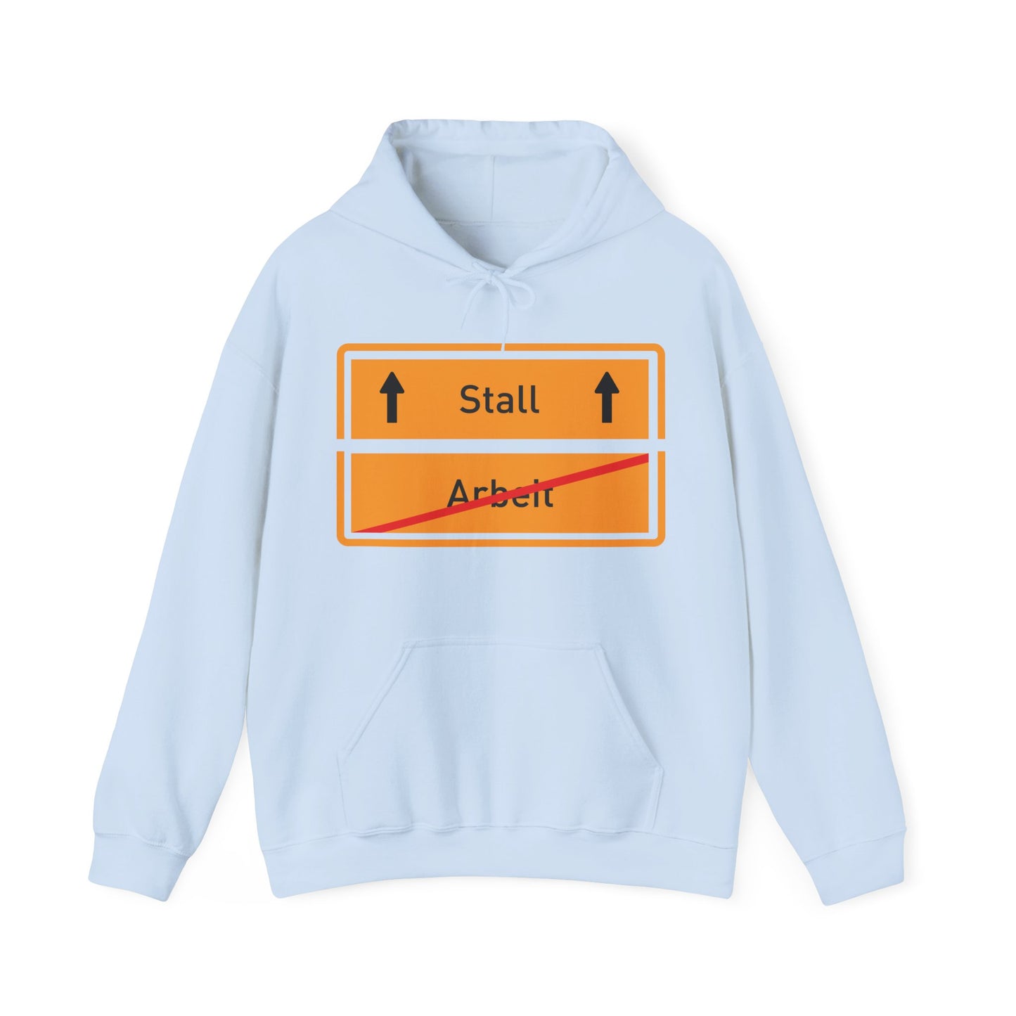 Sweatshirt- Arbeit/Ab in den Stall