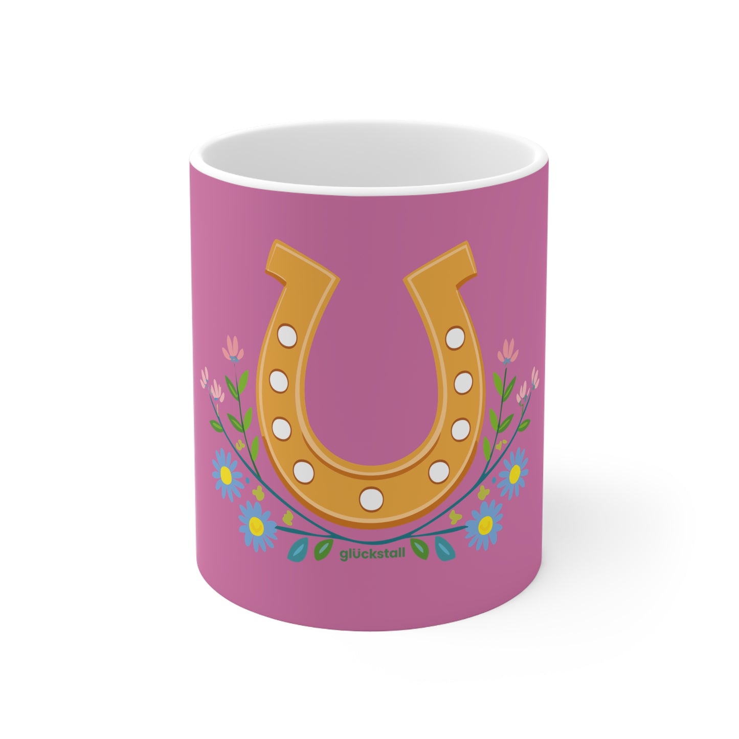 Tasse ‚Pferdeglück‘ – Rosa Edition