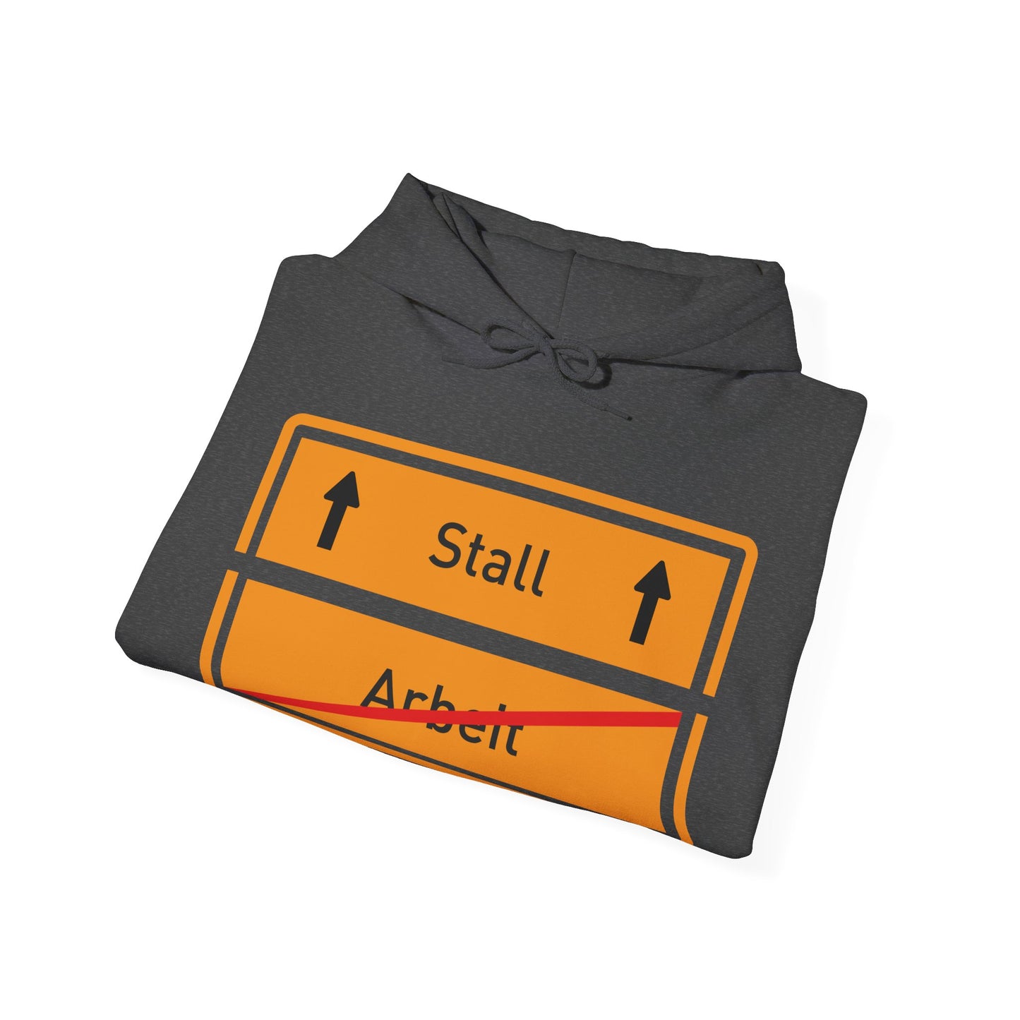 Sweatshirt- Arbeit/Ab in den Stall