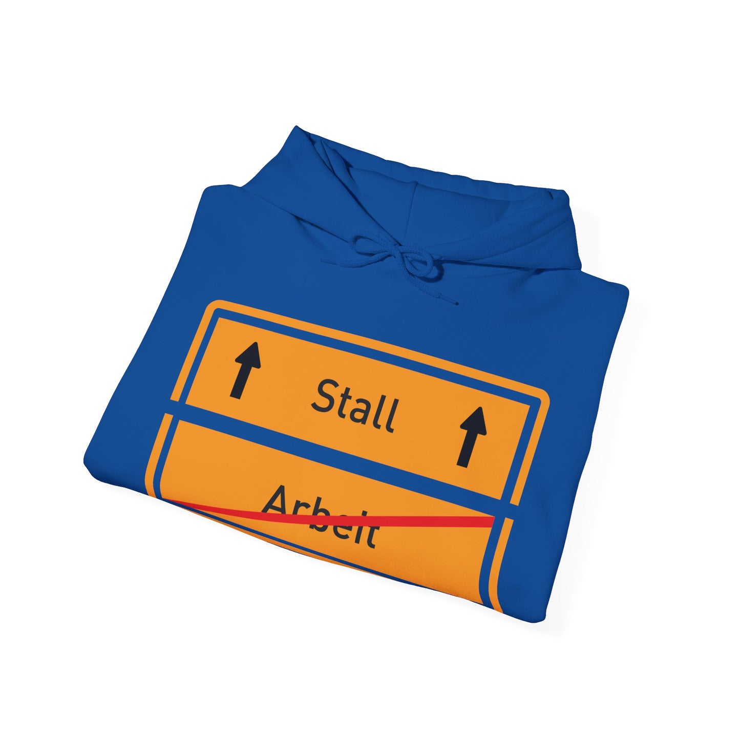 Sweatshirt- Arbeit/Ab in den Stall