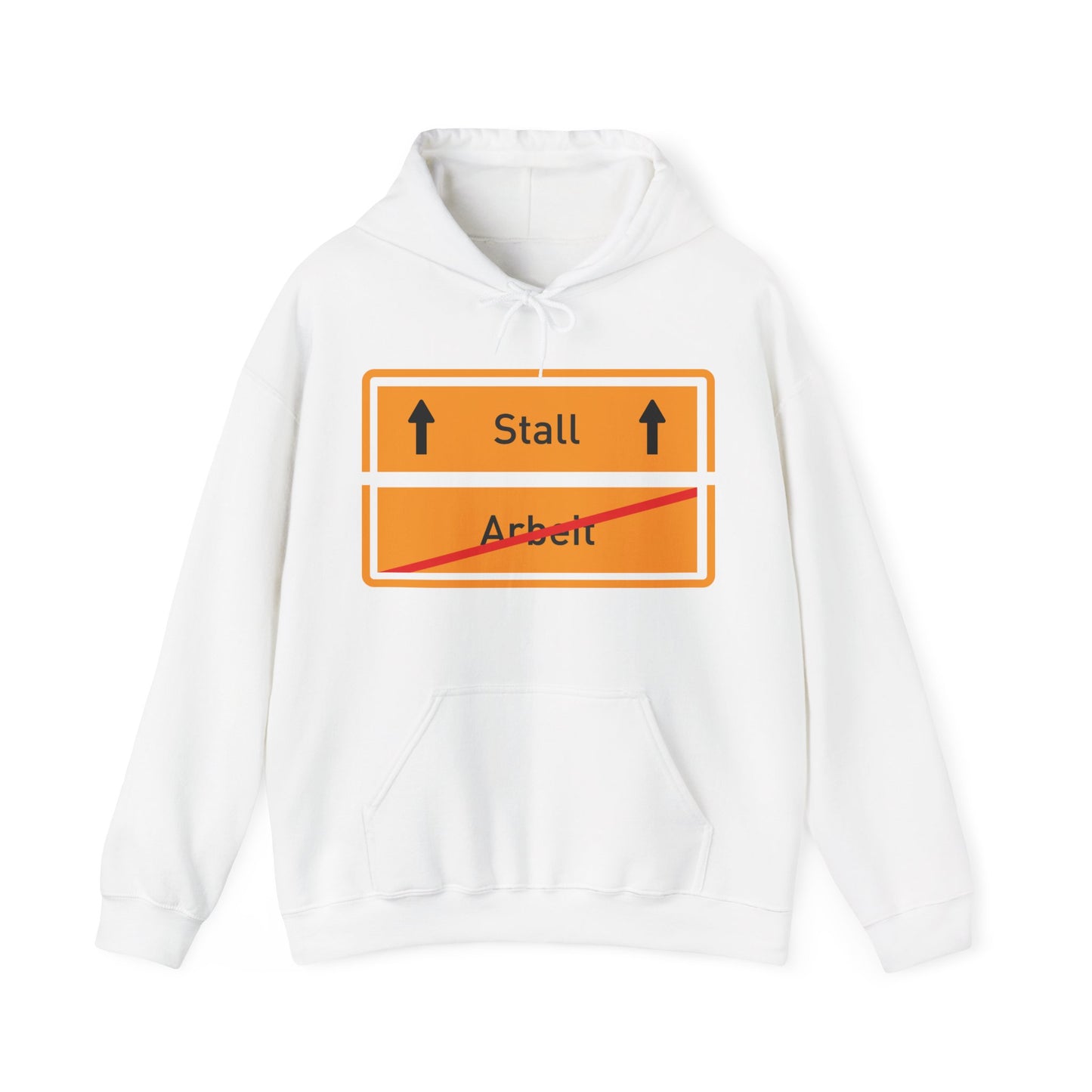 Sweatshirt- Arbeit/Ab in den Stall