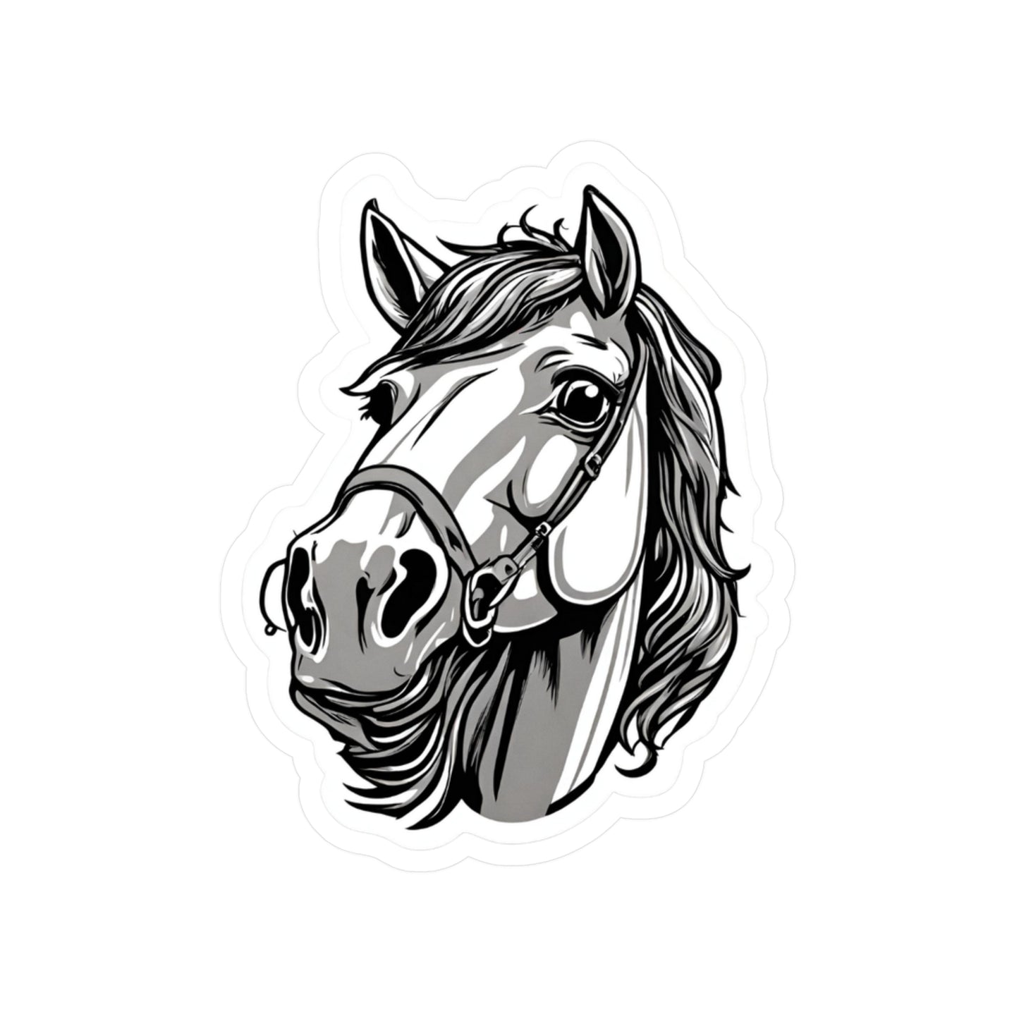 Mondpferd-Sticker