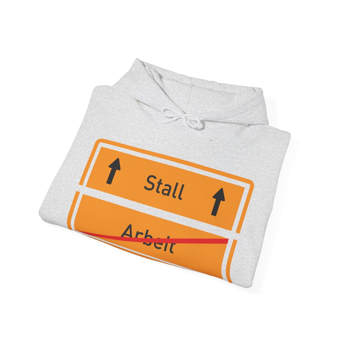 Sweatshirt- Arbeit/Ab in den Stall