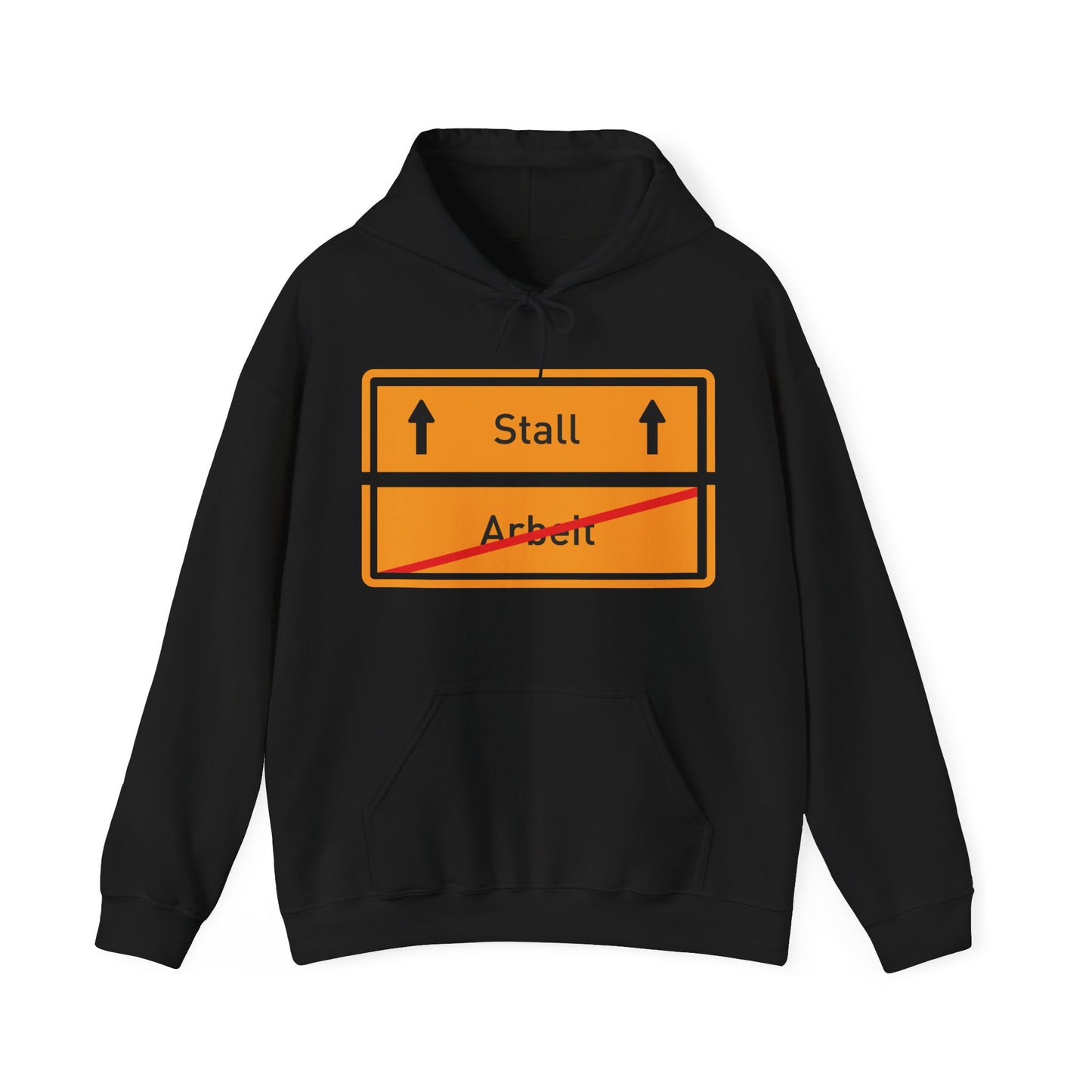 Sweatshirt- Arbeit/Ab in den Stall