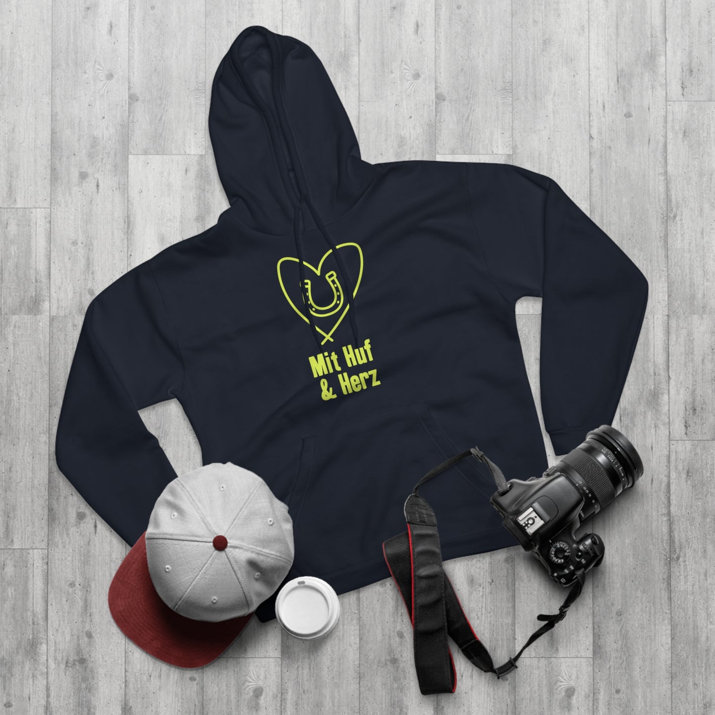 Mit Huf & Herz – Nayvblau – Unisex Hoodie