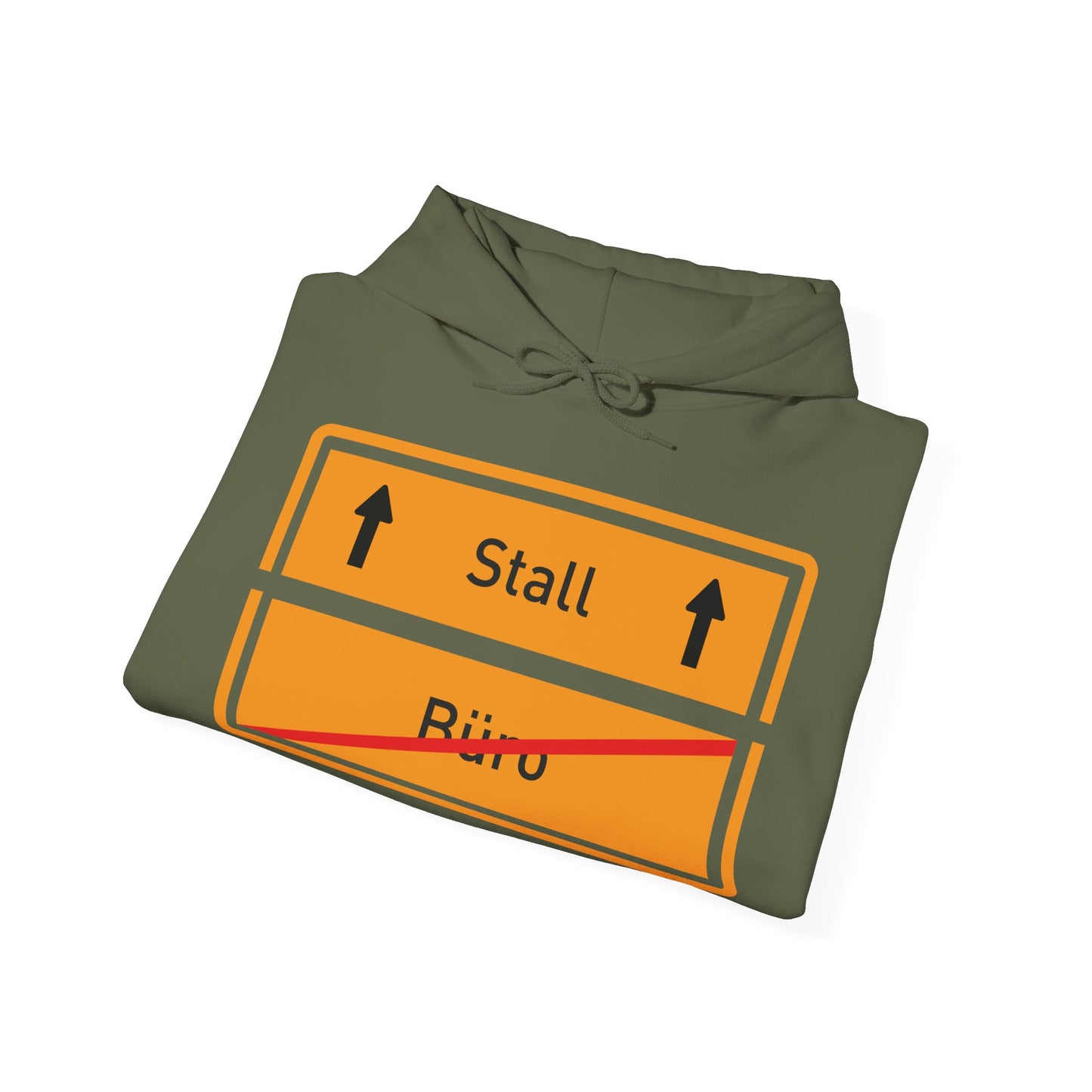 Sweatshirt-Büro/Ab in den Stall