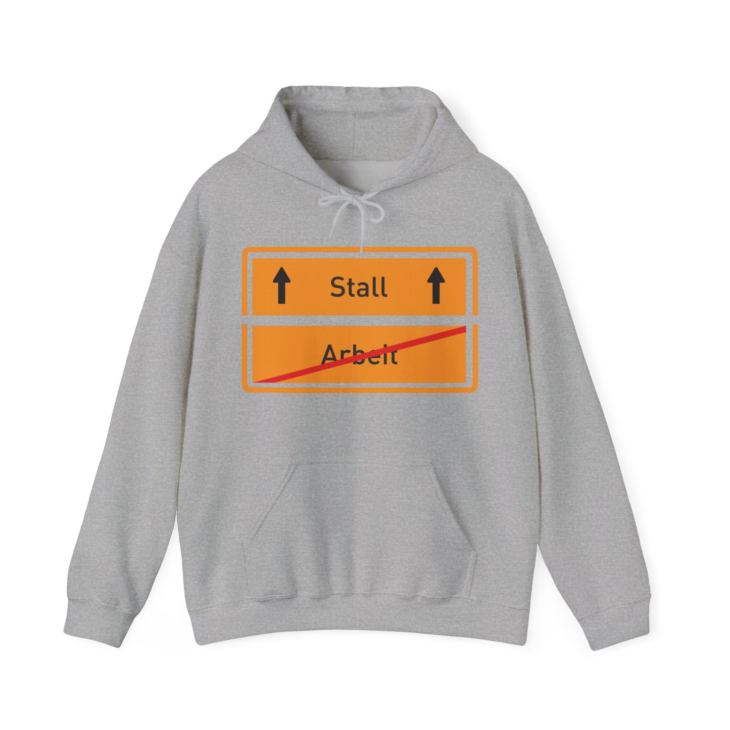 Sweatshirt- Arbeit/Ab in den Stall