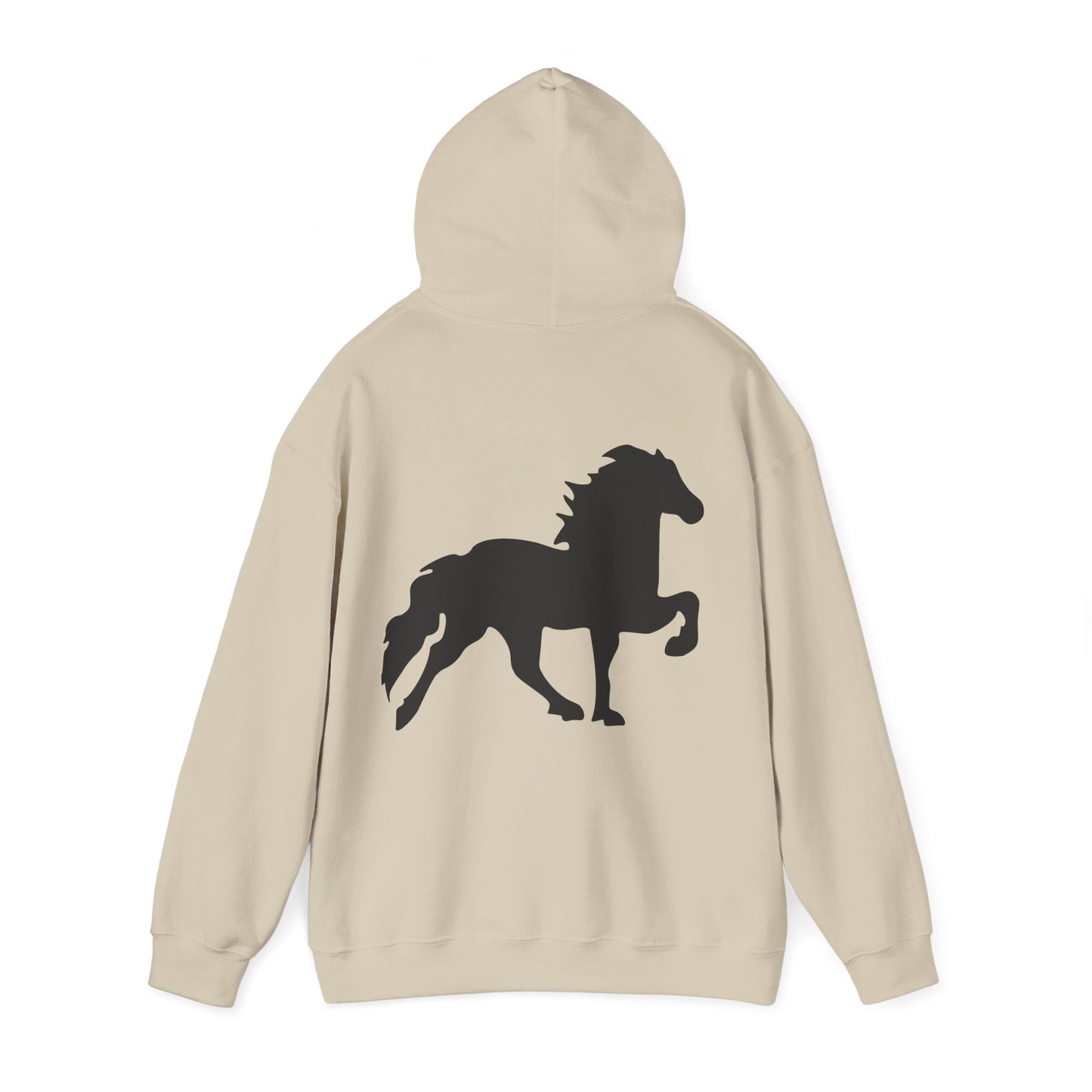 Isländer-Hoodie mit Rückenprint