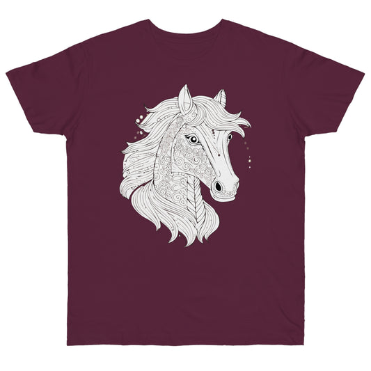 Pferdekopf T-Shirt für Erwachsene