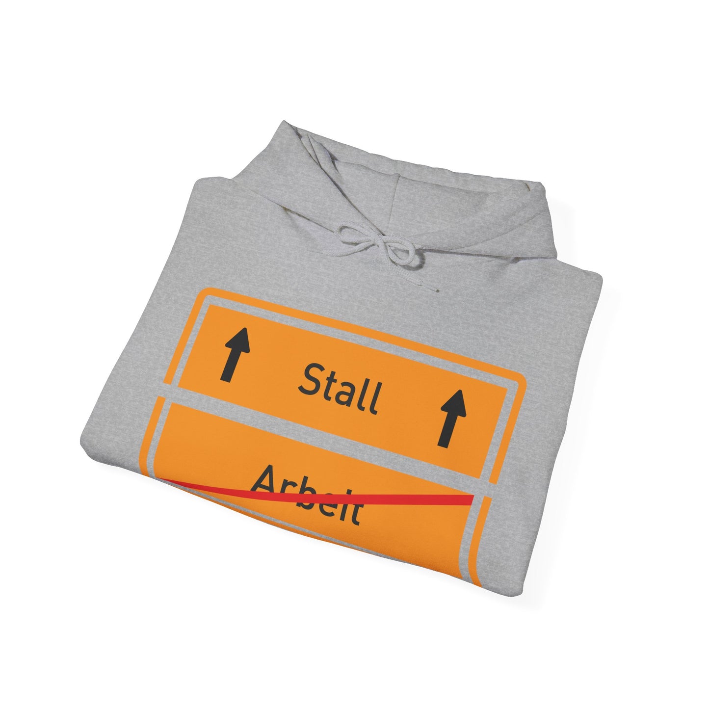 Sweatshirt- Arbeit/Ab in den Stall