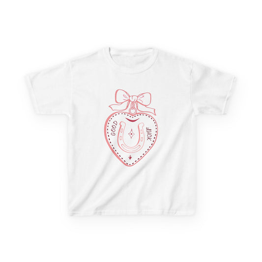 Hufe im Herzen T-Shirt für Kinder