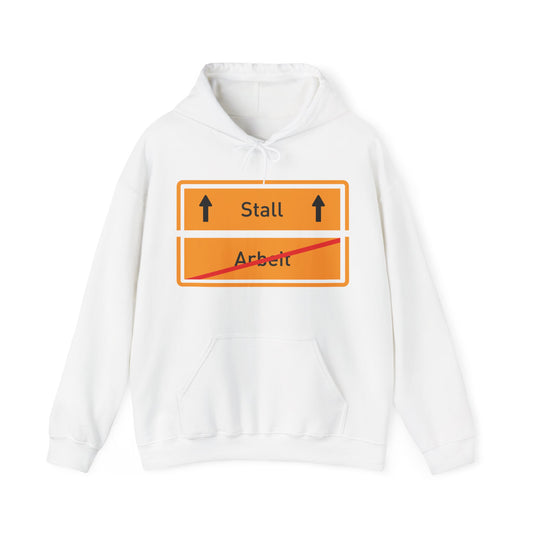 Sweatshirt- Arbeit/Ab in den Stall
