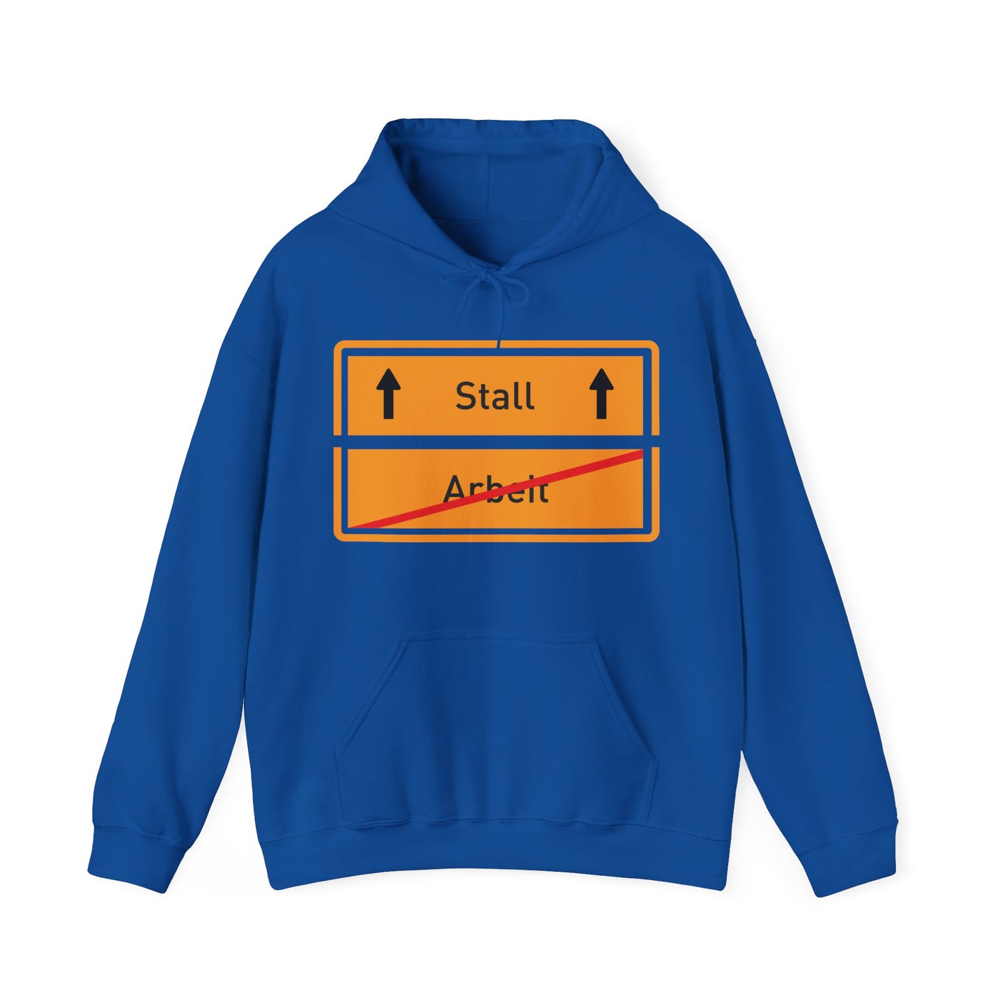 Sweatshirt- Arbeit/Ab in den Stall