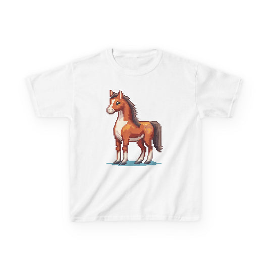 T-Shirt (Kids) Pferd Pixelart